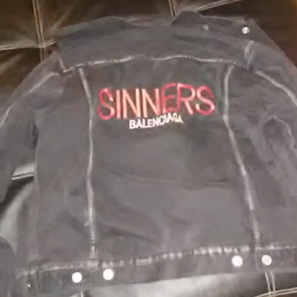 balenciaga sinners denim